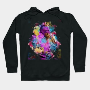 Charles Bukowski ~ Watercolor Illustration Hoodie